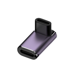 Adaptateur de courbure stéréo 240 W USB-C/Type-C femelle vers USB-C/Type-C femelle 40 Gbit/s avec lumière SH7496478-20
